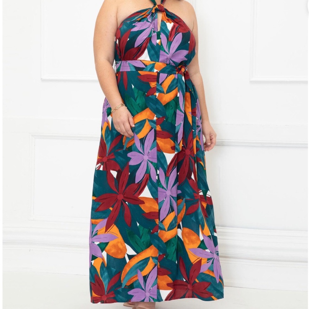 Eloquii halter dress, 26/28